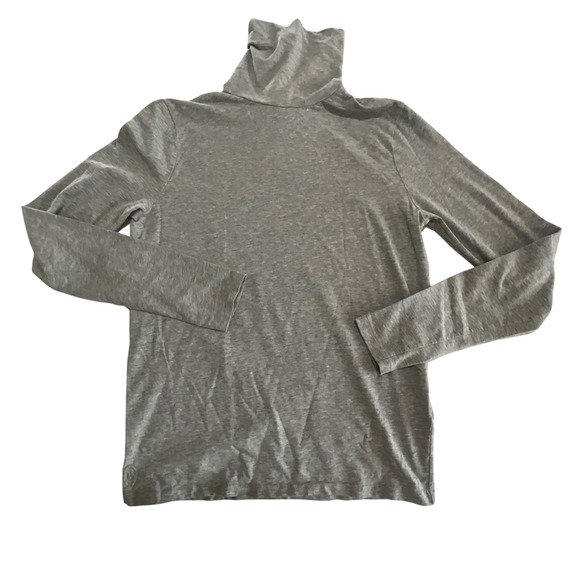 Ralph Lauren Sport Turtleneck Top Women's Long Sleeve Gray Knit - Picture 1 of 4